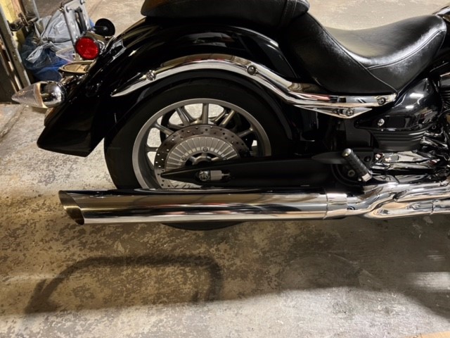 Yamaha roadliner exhaust store